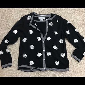 Black and White Twinset Sweater Set Size M